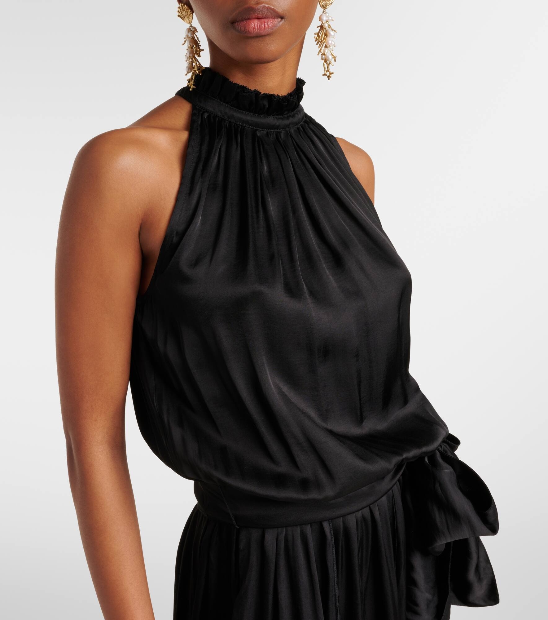 Nina satin gown - 4