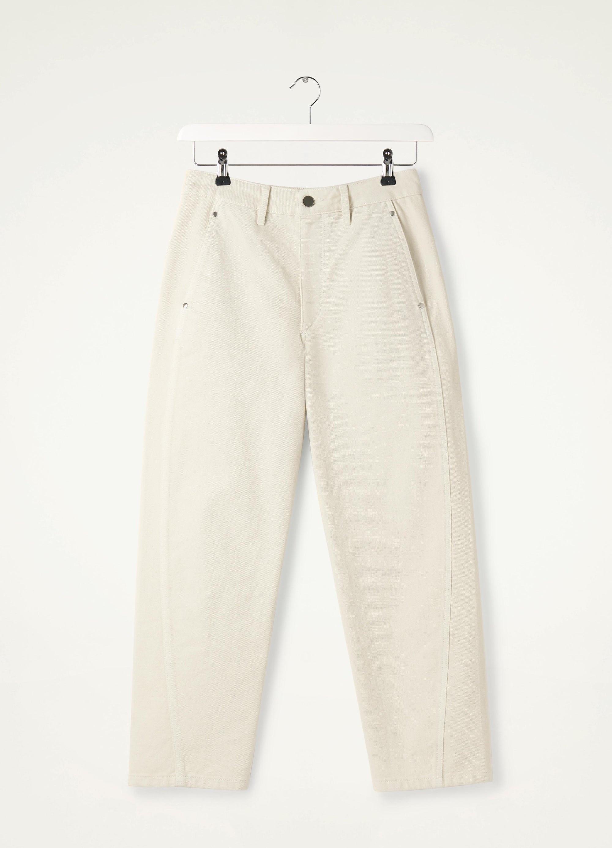 TWISTED PANTS
GARMENT DYED DENIM - 1