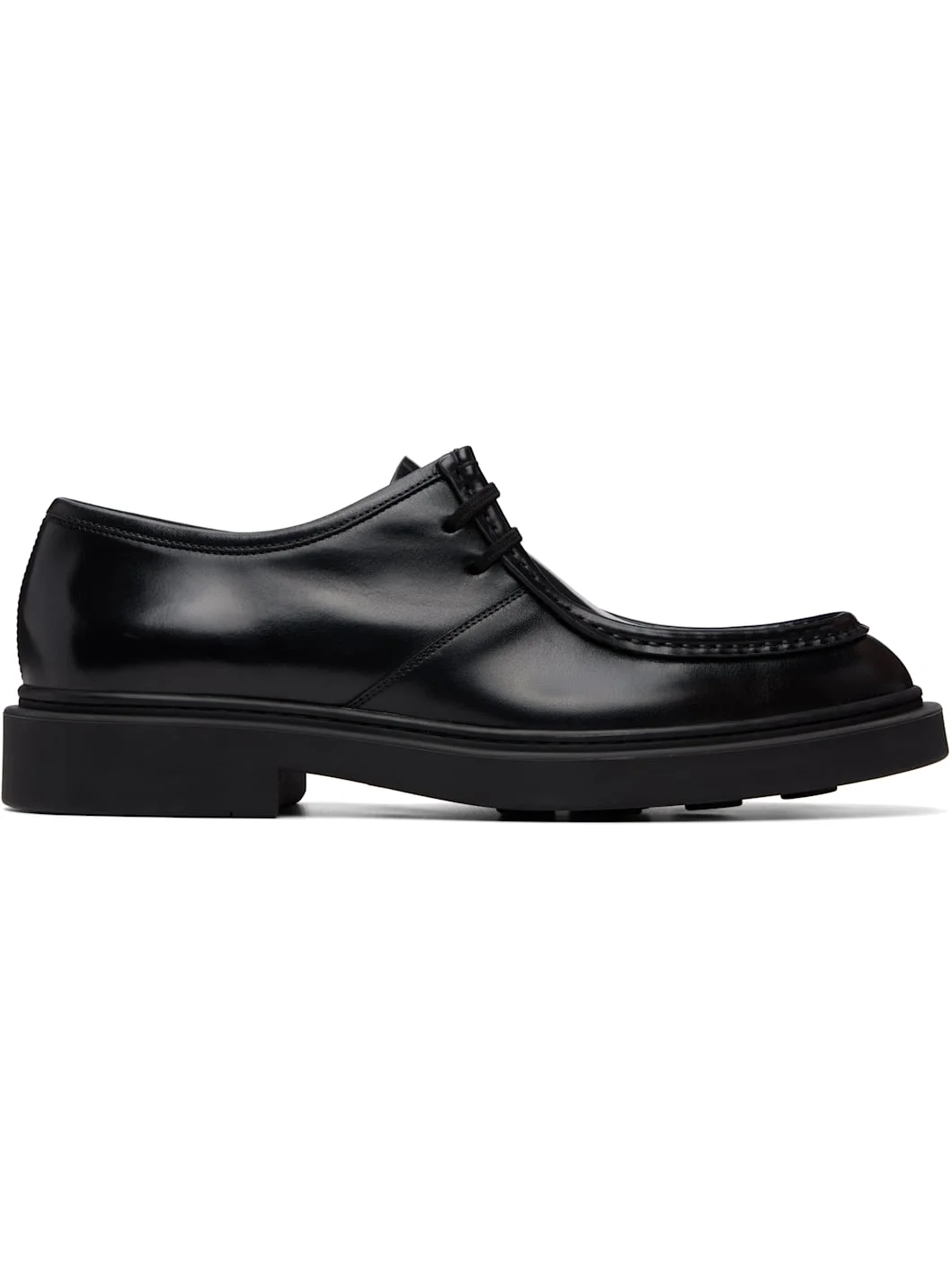 Black Lace-Up Derbys - 1