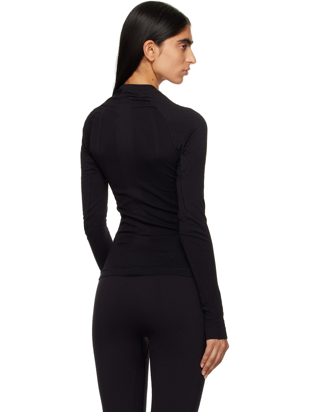 Black Salomon Edition Jacquard Long-Sleeved T-shirt - 3
