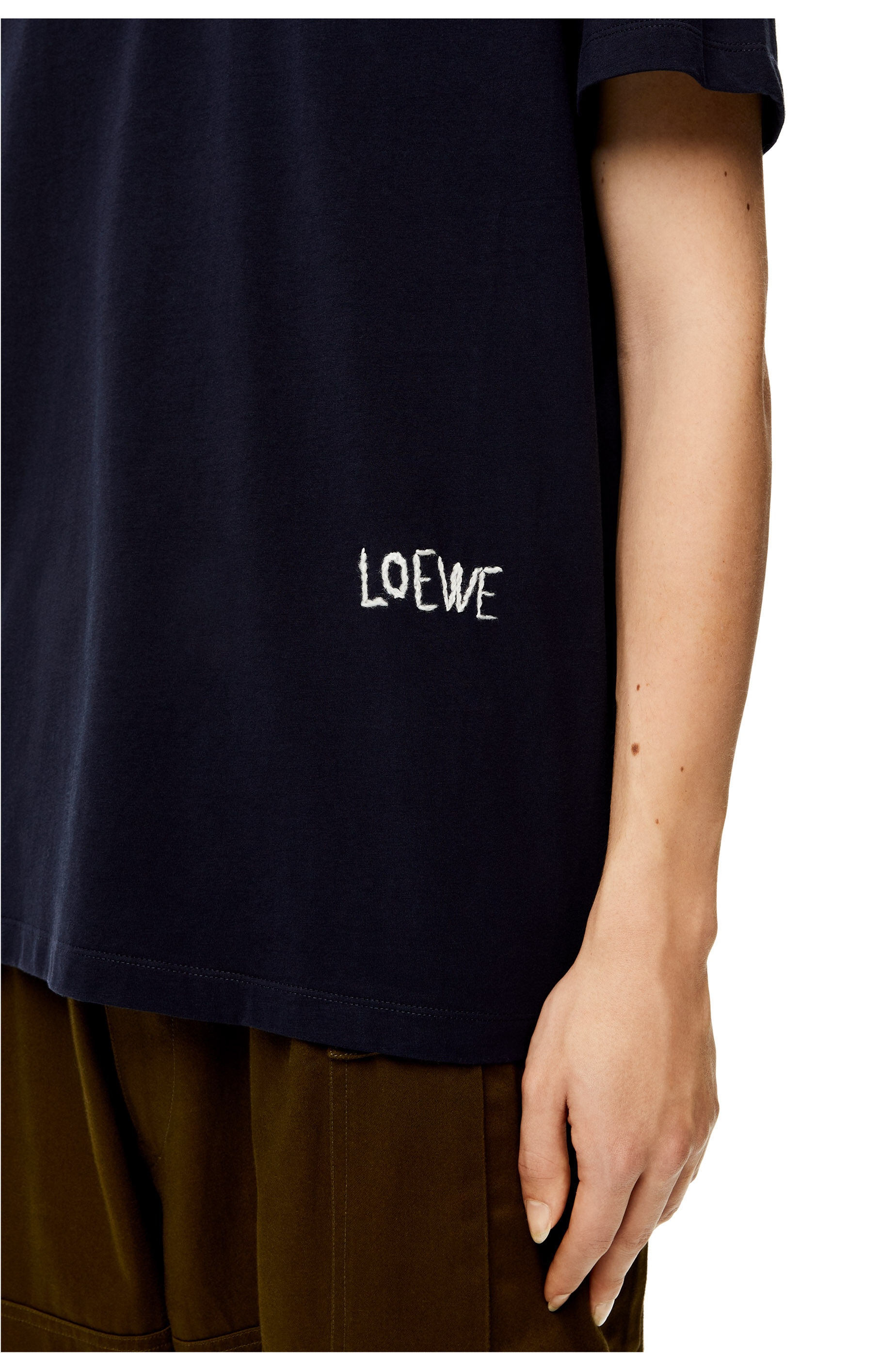 LOEWE embroidered T-shirt in cotton - 5