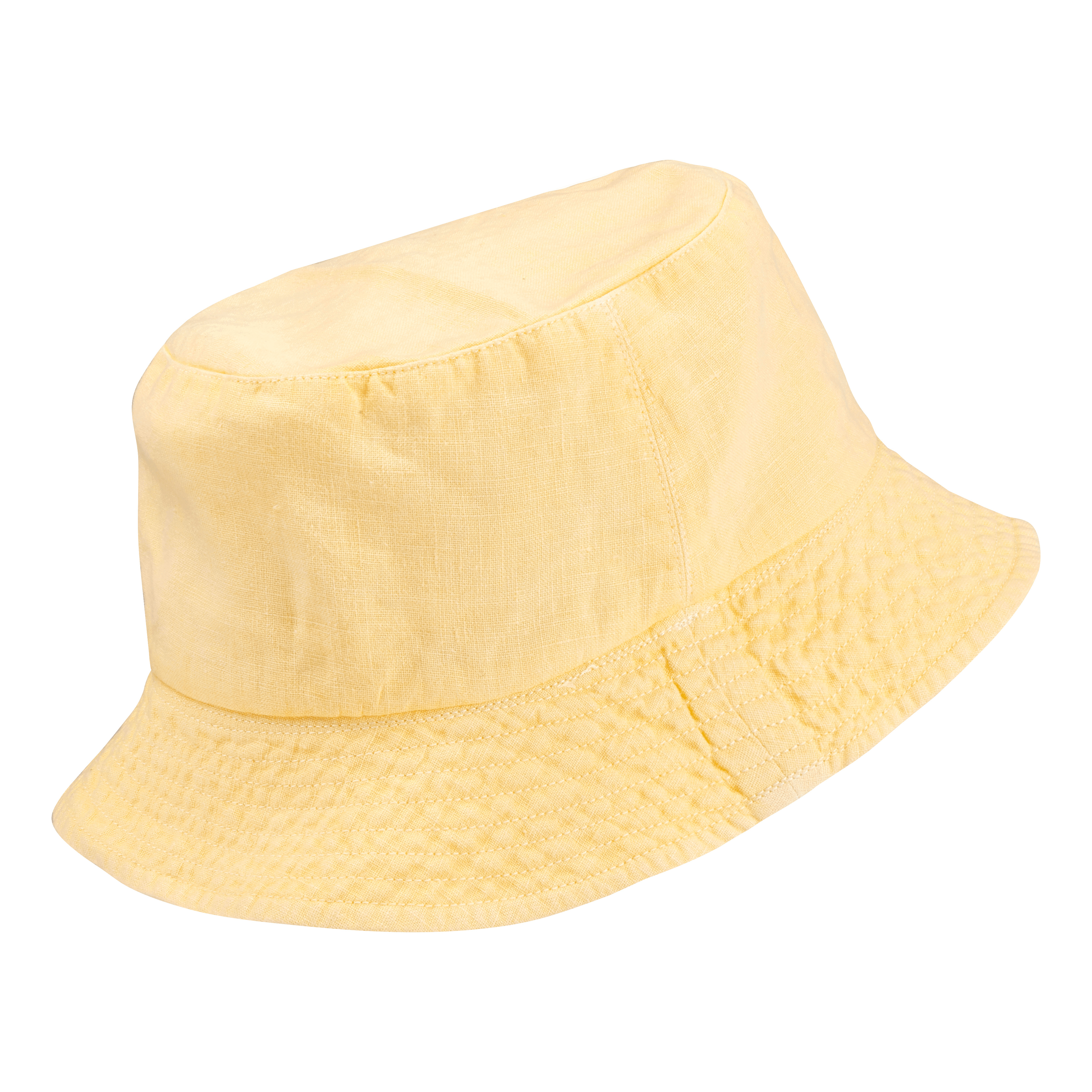 Unisex Linen Bucket Hat Solid - 2
