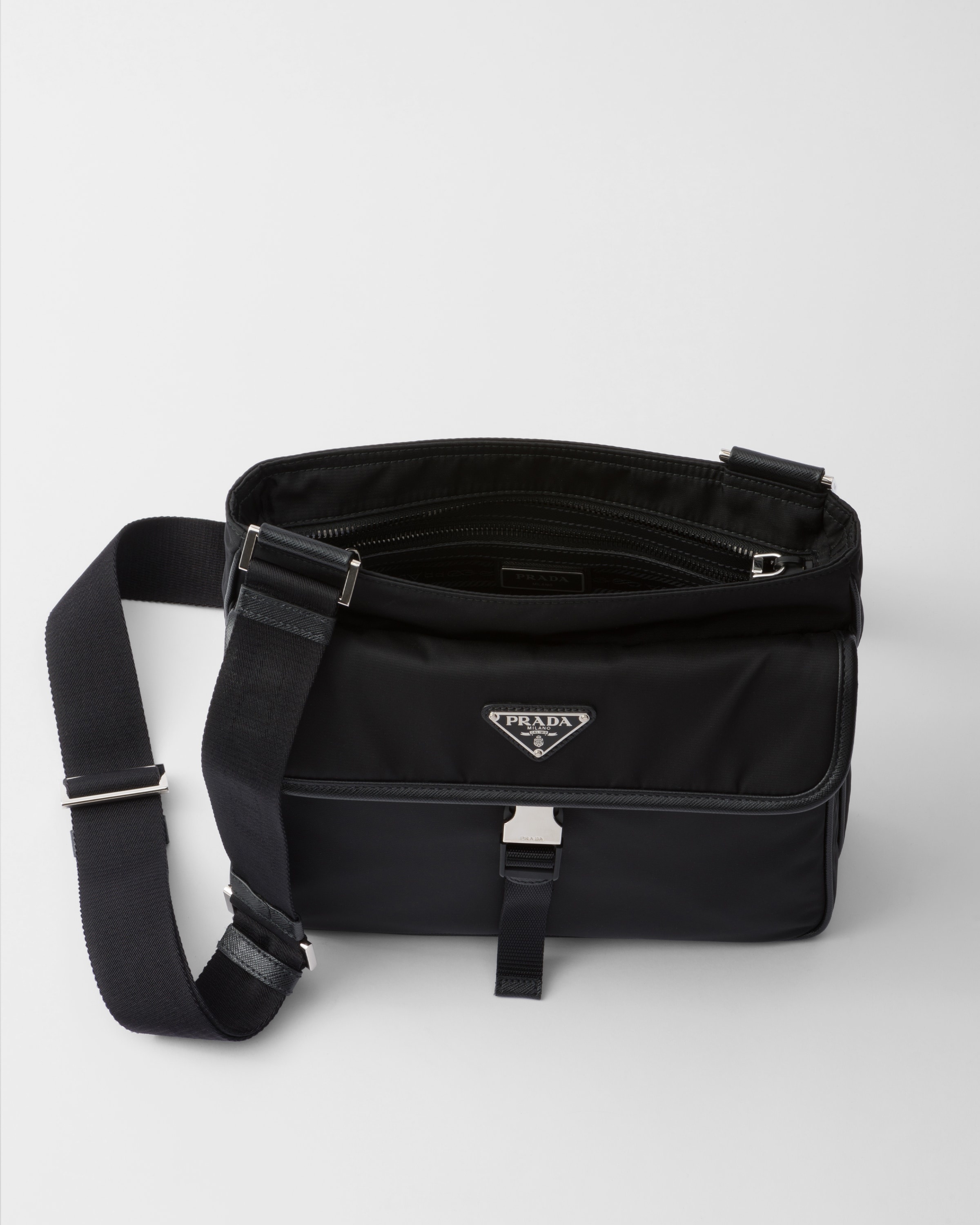 Prada Re-Nylon and Saffiano leather shoulder bag | REVERSIBLE