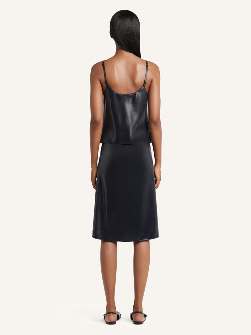 GLOSSY MIDI SKIRT 4