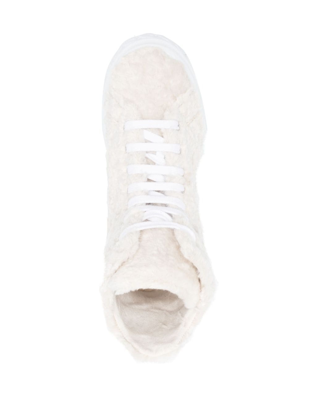 textured high-neck sneakers - 4