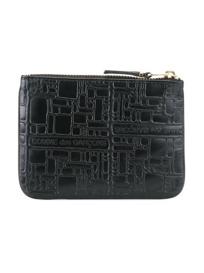 Comme Des Garçons embossed zip purse outlook