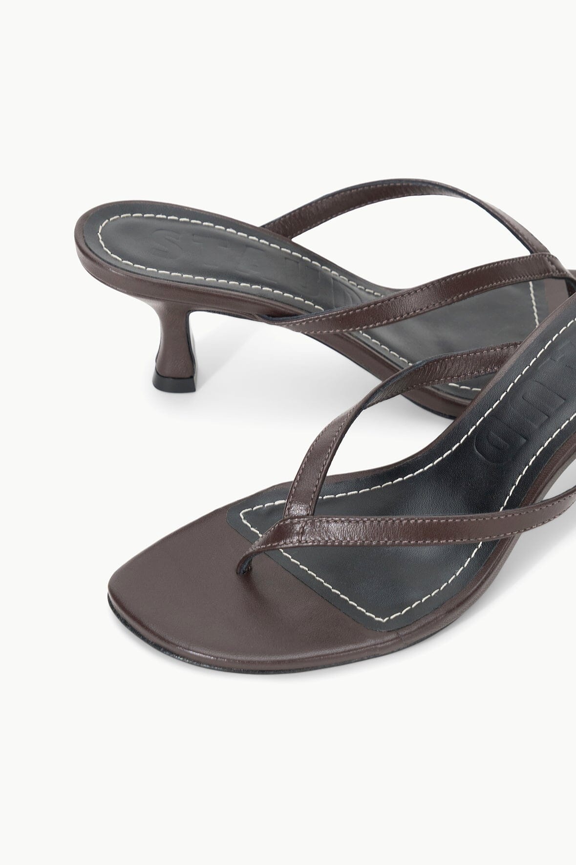 STAUD FREJA THONG KITTEN HEEL ESPRESSO - 6