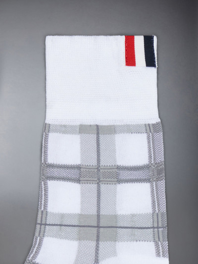 Thom Browne check-jacquard cotton socks outlook