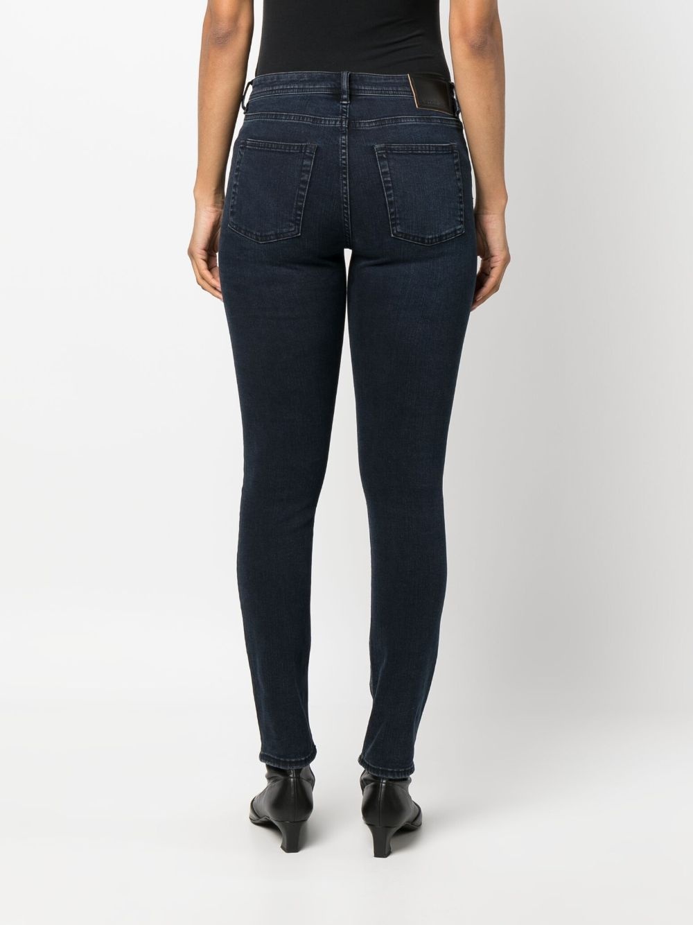 Climb skinny washed denim trousers - 4