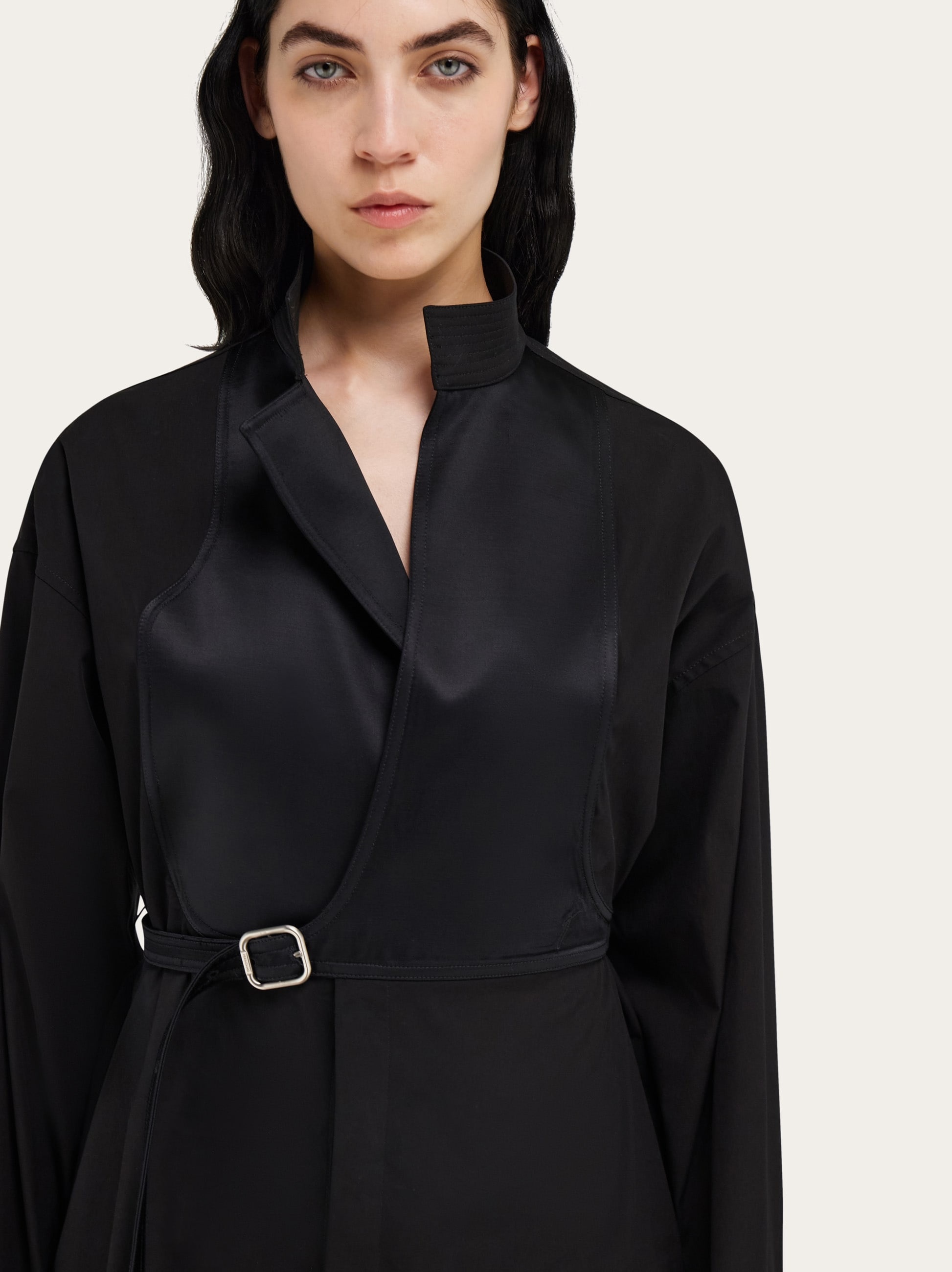 Long sleeved shirt with bib detail - 5