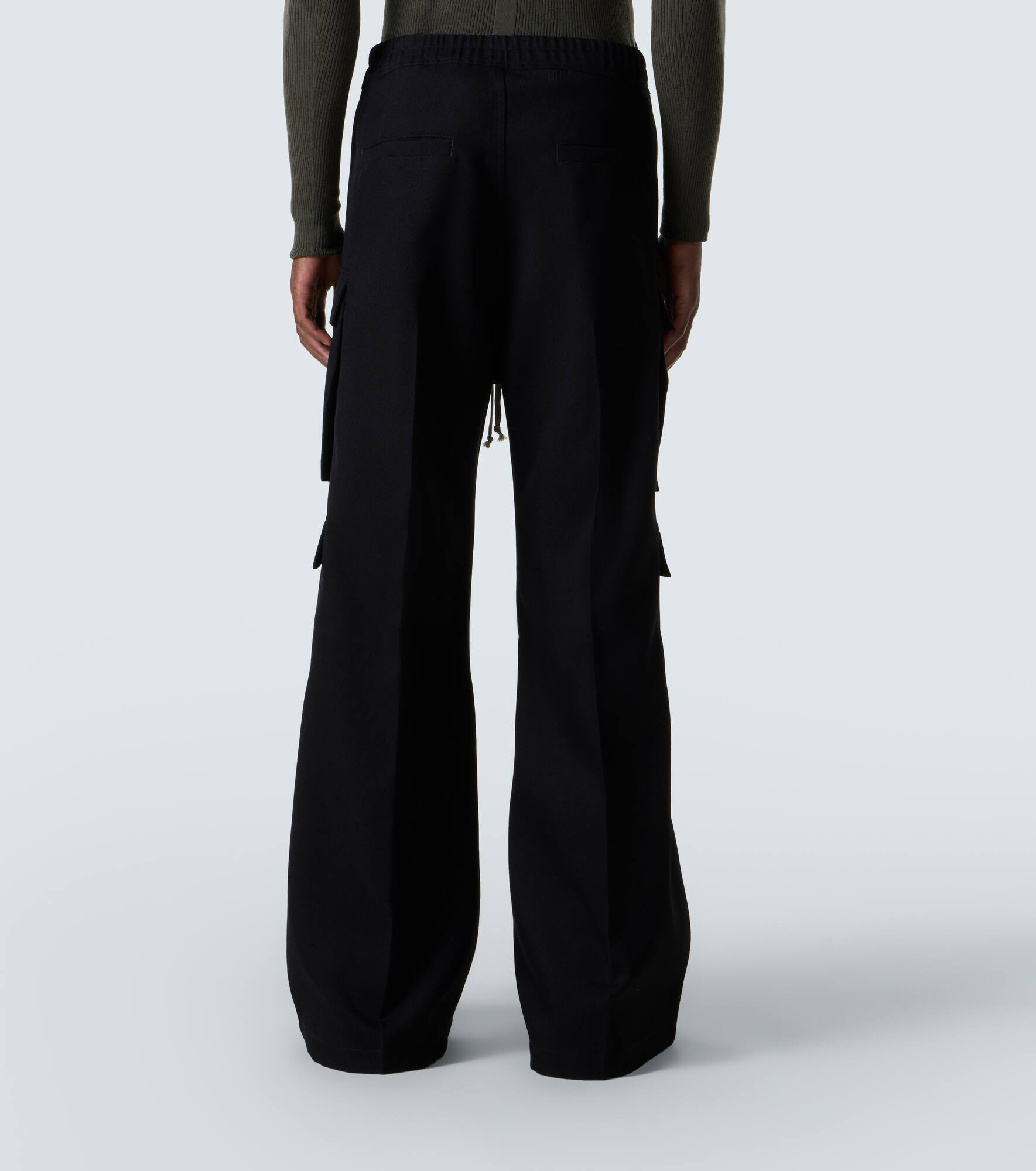Cargobelas virgin wool cargo pants - 4