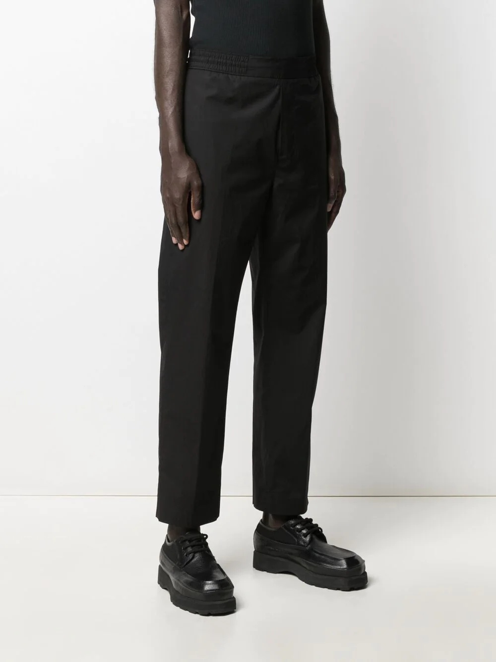 tailored-style jogging trousers - 3