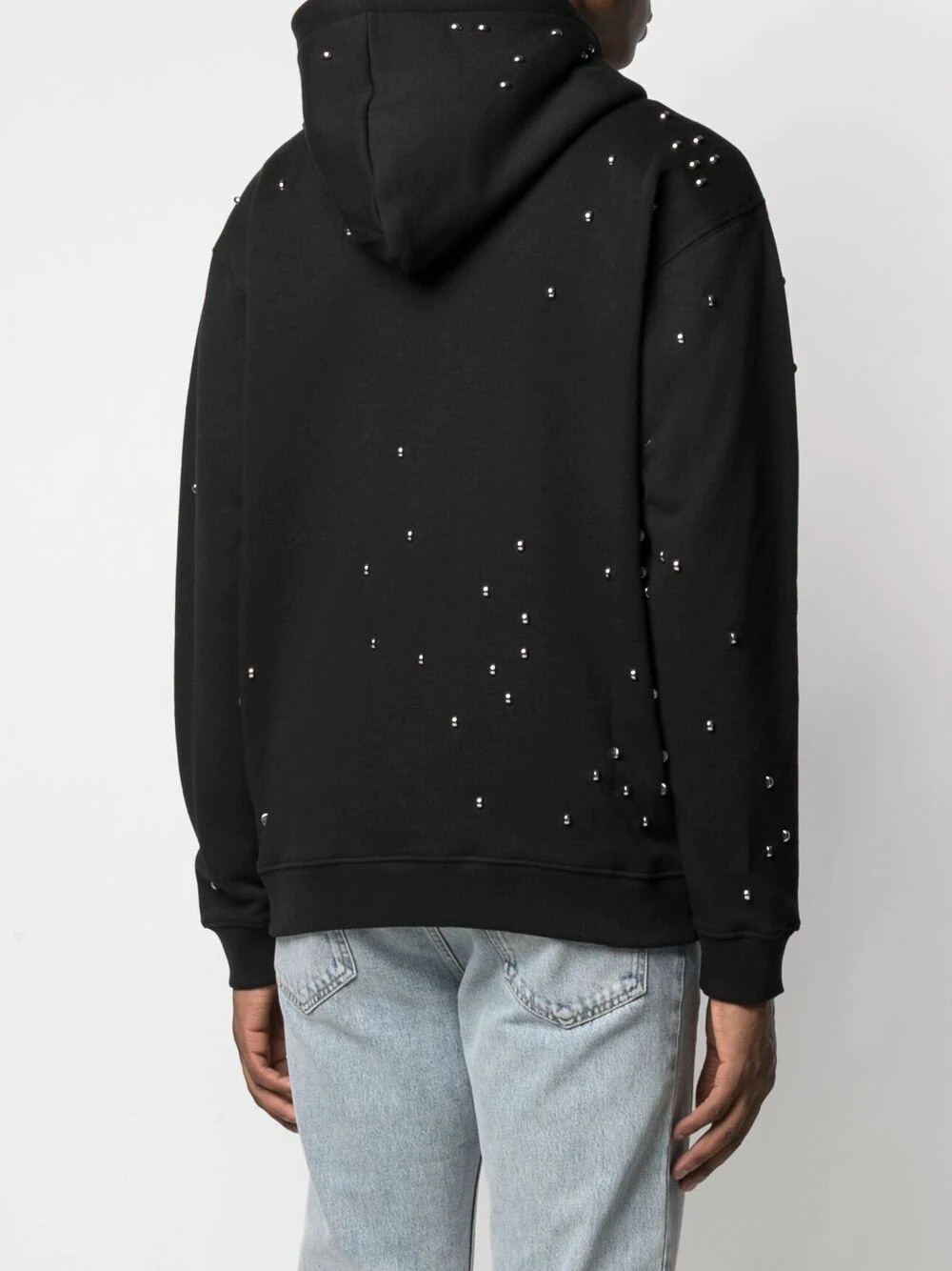 embellished zip-up hoodie - 4