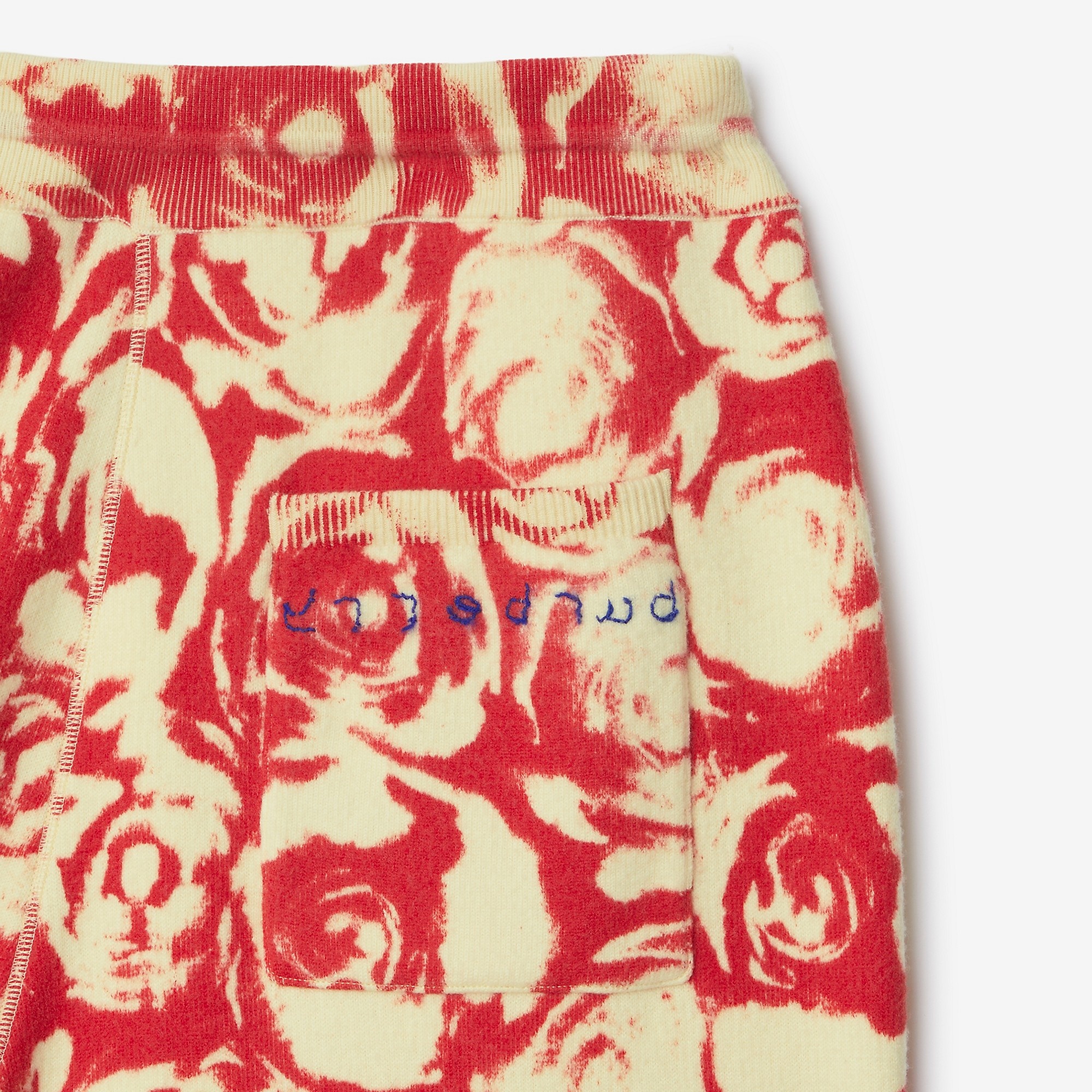 Rose Wool Jogging Pants - 6
