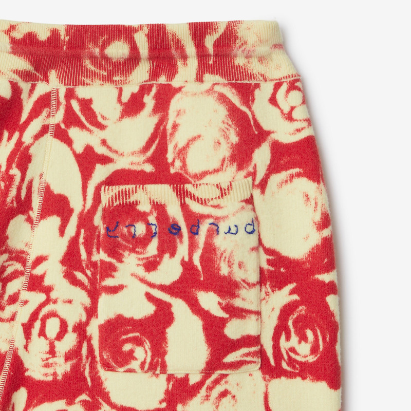 Rose Wool Jogging Pants 6