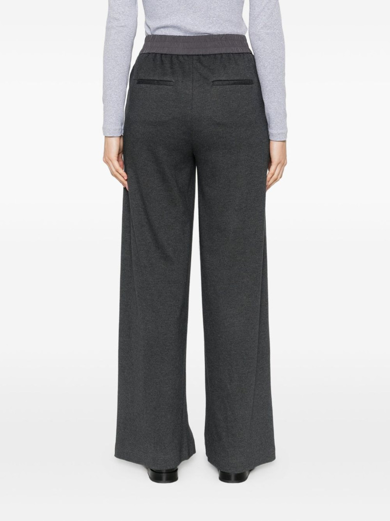 elastic-waistband trousers 4