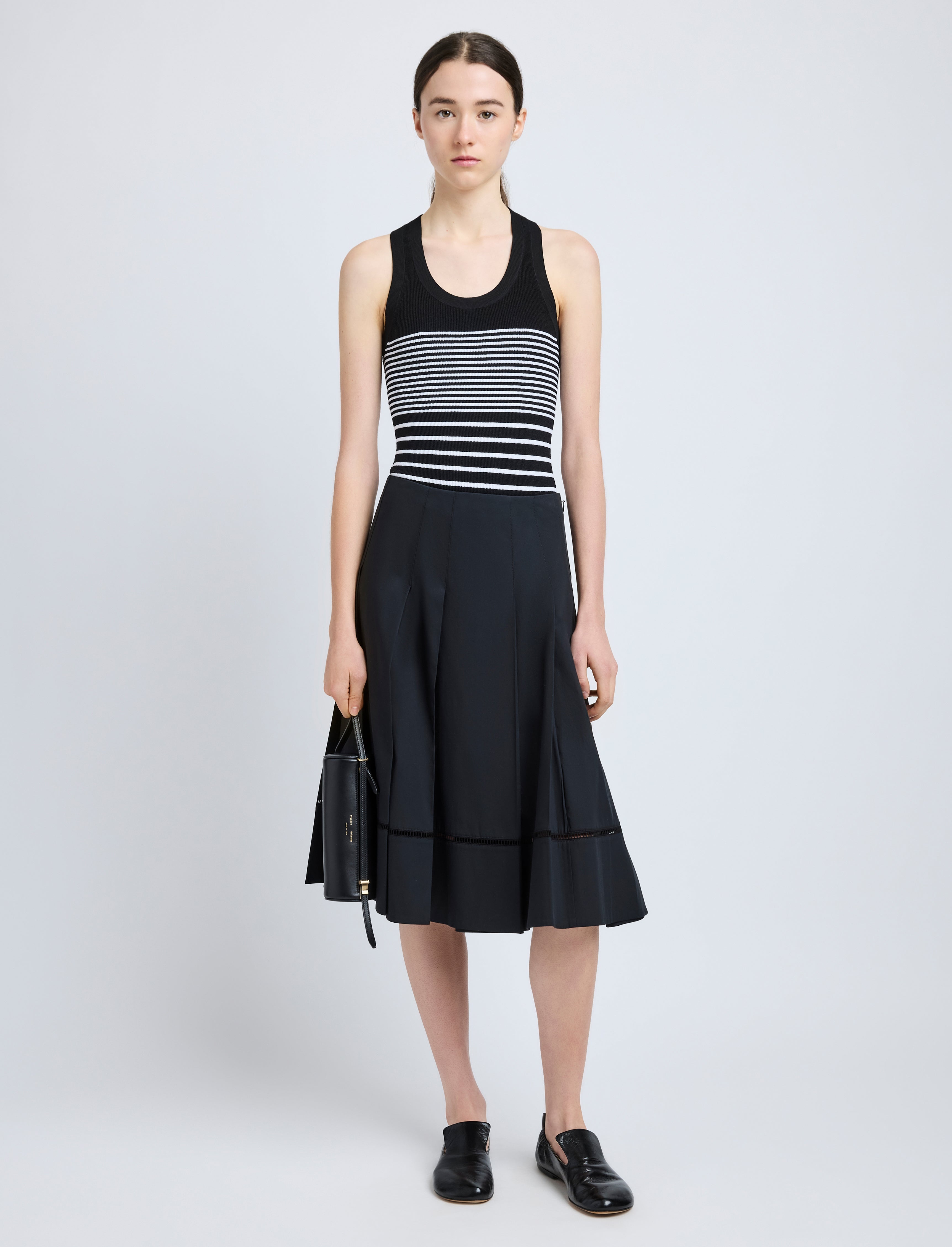 Laci Skirt in Eco Cotton Poplin - 2