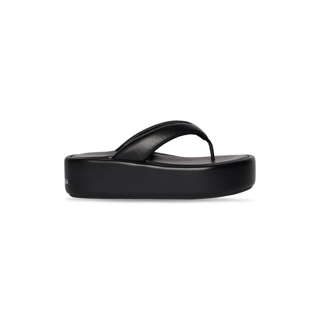Women's Rise Thong Sandal in Black - 1