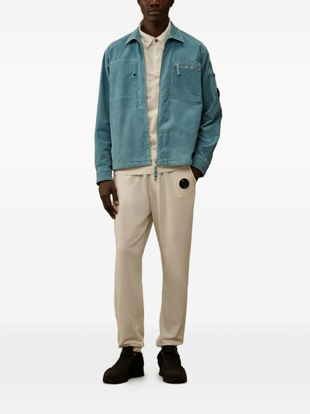 pocket-detail drawstring trousers - 2
