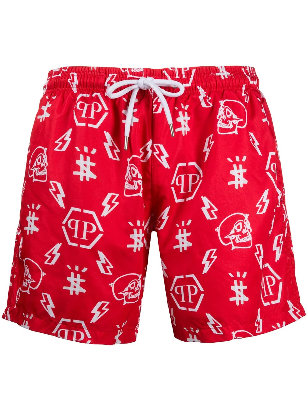 monogram logo swim shorts - 1