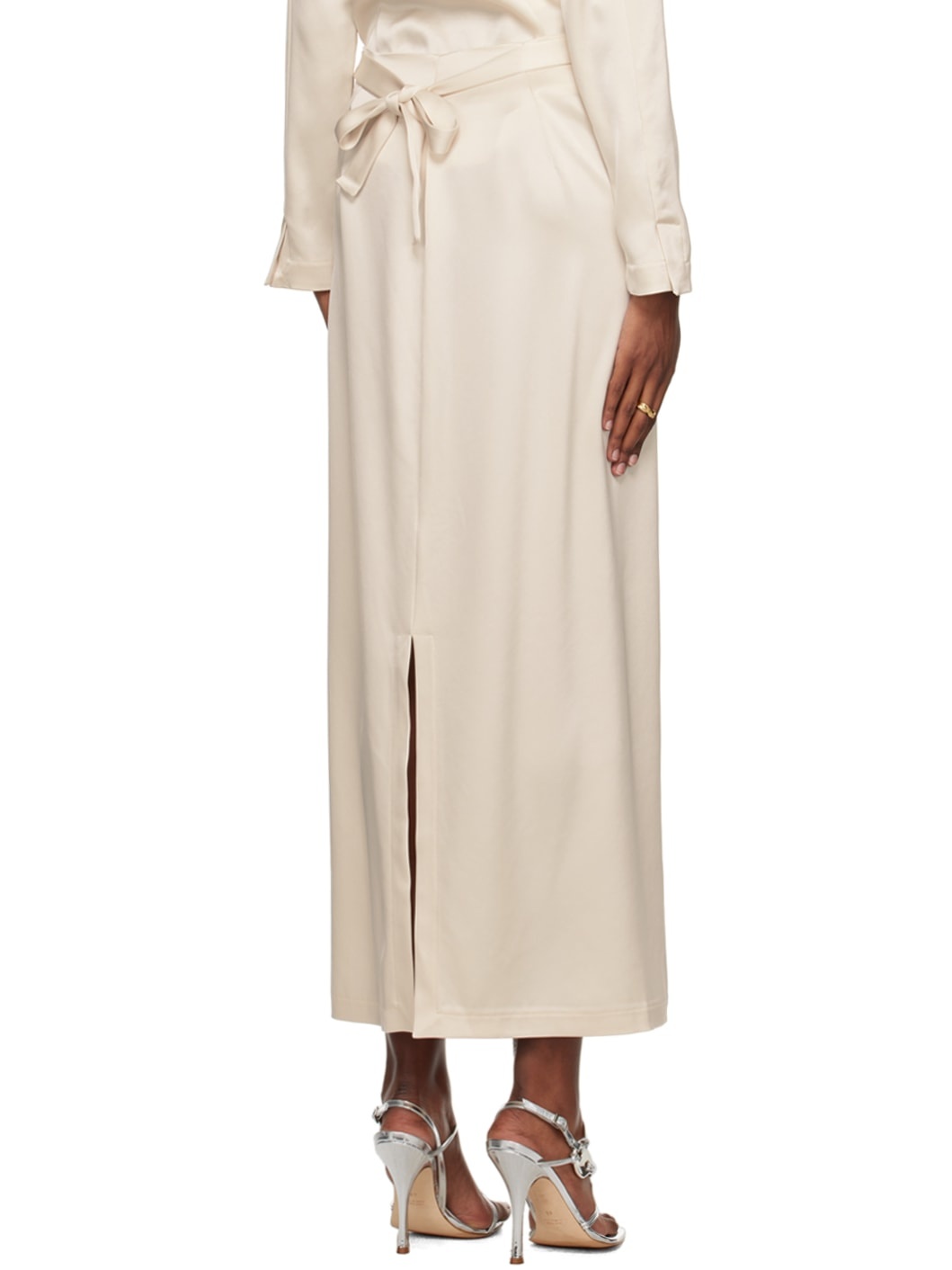SSENSE Work Capsule – Off-White Staple Maxi Skirt - 3