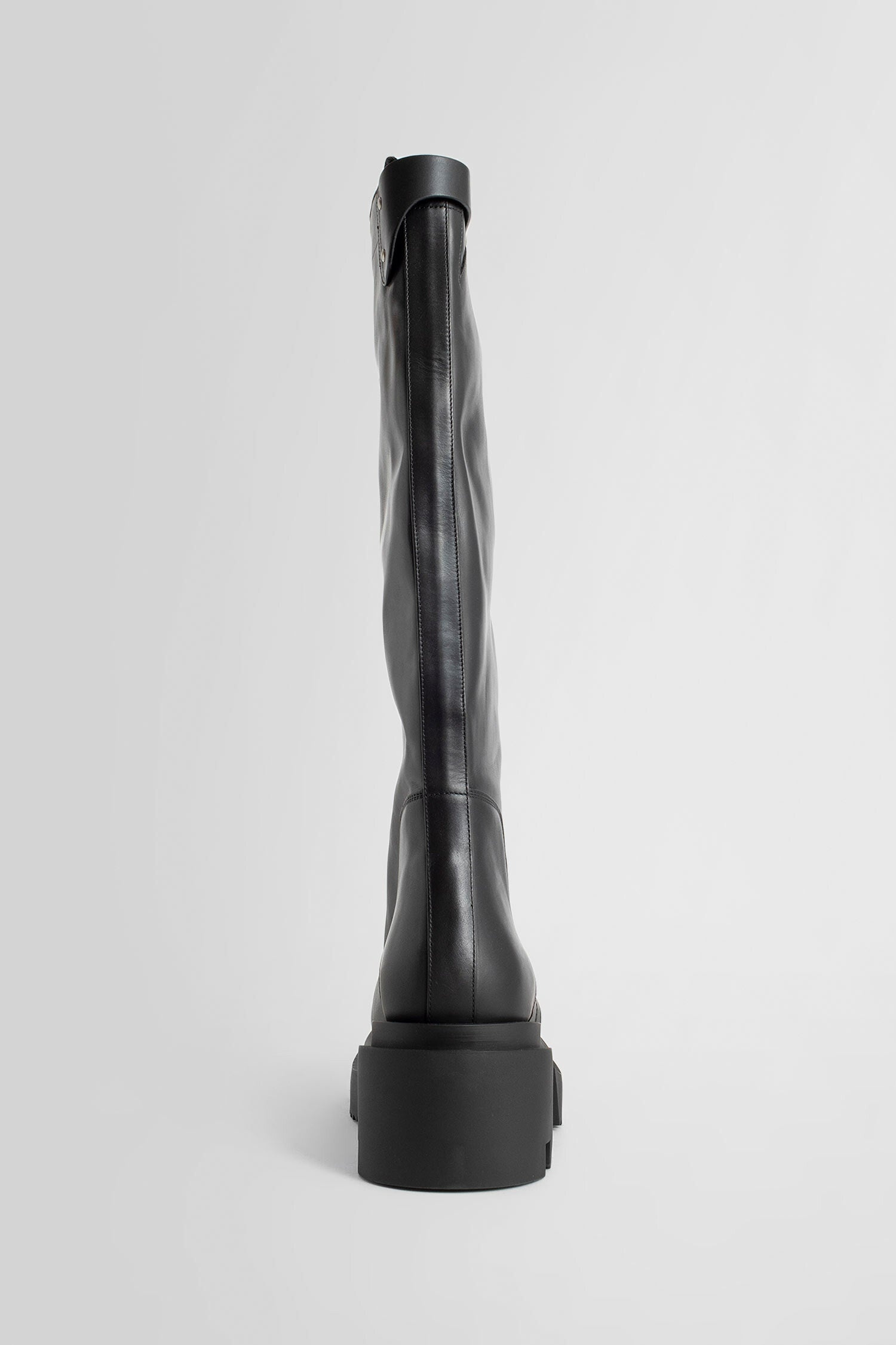 RICK OWENS MAN BLACK BOOTS - 3