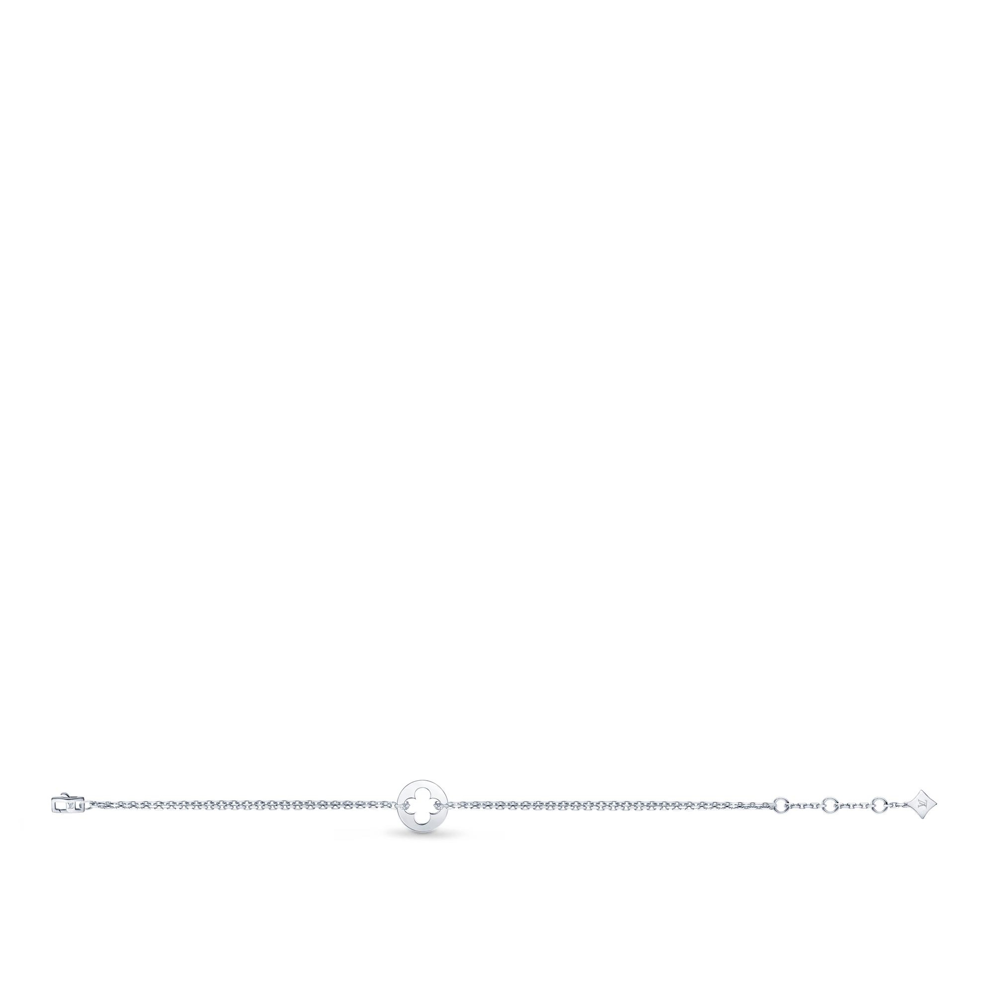 EMPREINTE CHAIN BRACELET, WHITE GOLD - 3