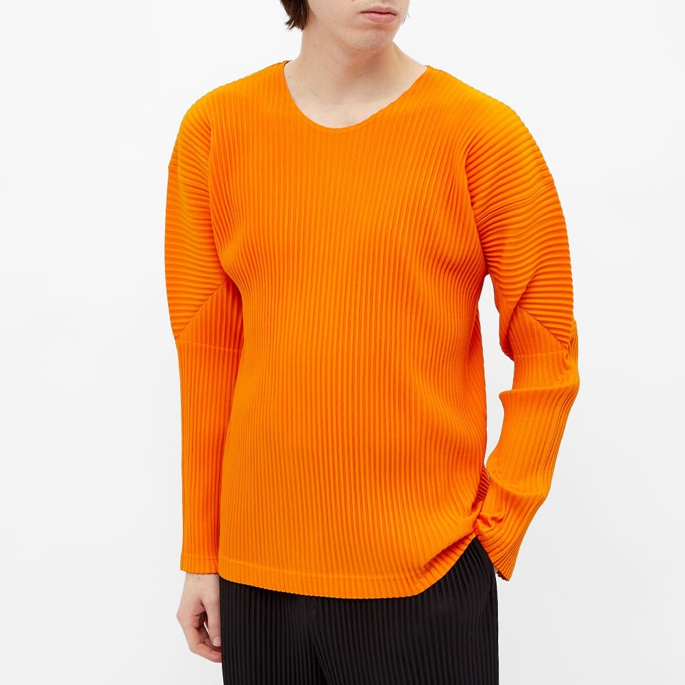 Homme Plissé Issey Miyake Long Sleeve Pleated Tee - 4