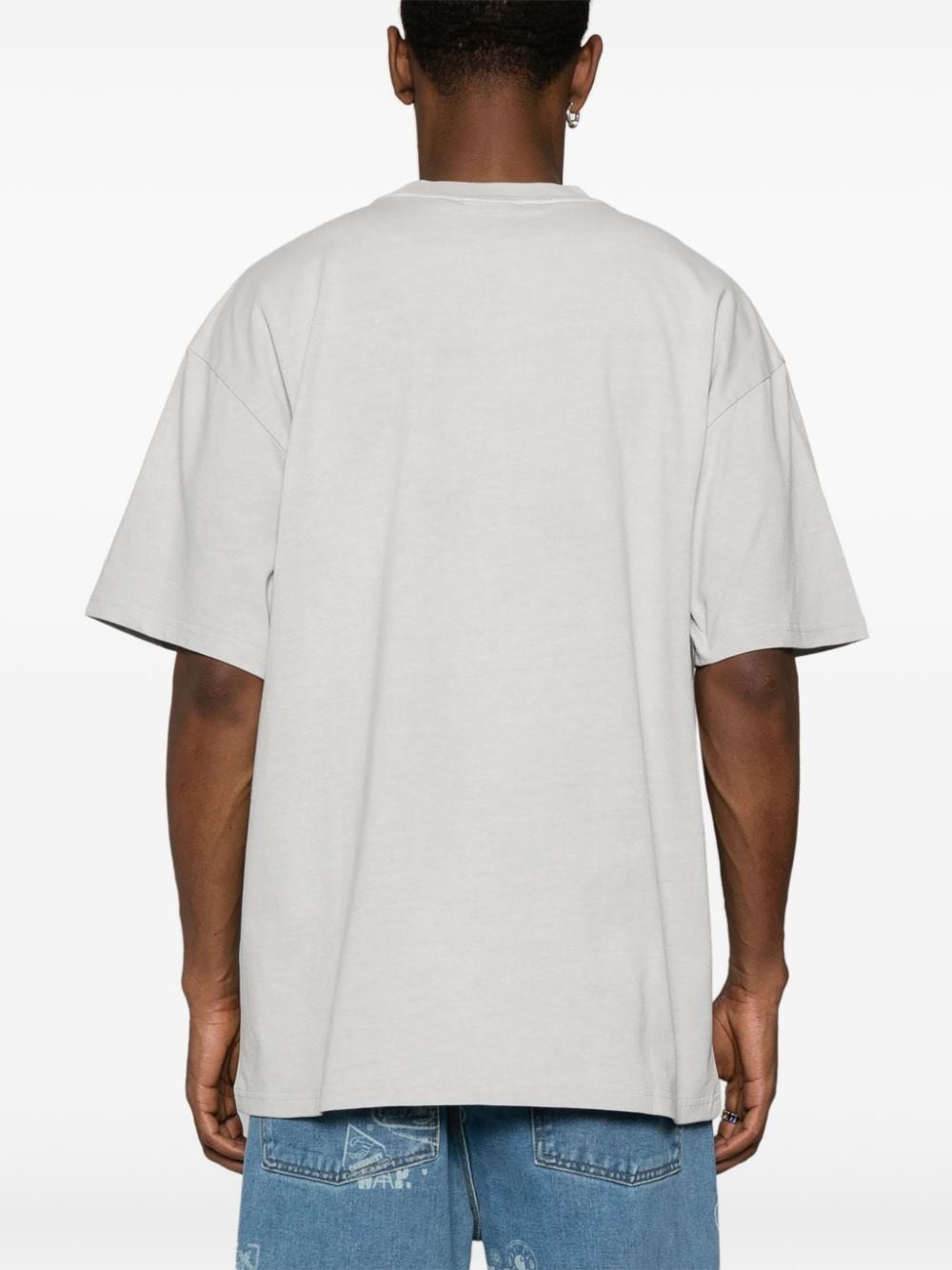 Duster Script logo-embroidered T-shirt - 4