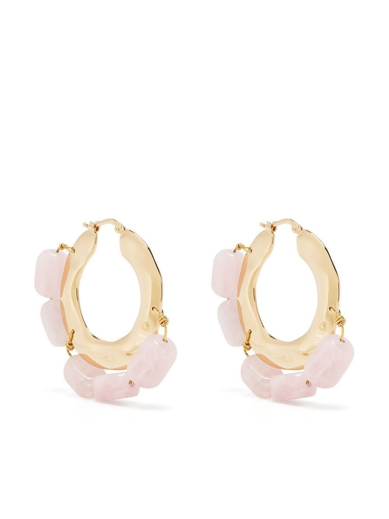 crystal-embellished hoop earrings 1
