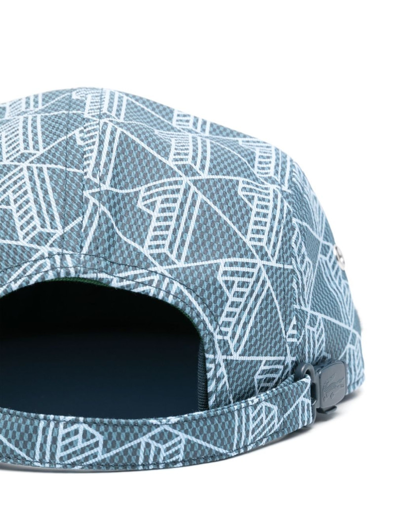 LACOSTE printed twill cap outlook