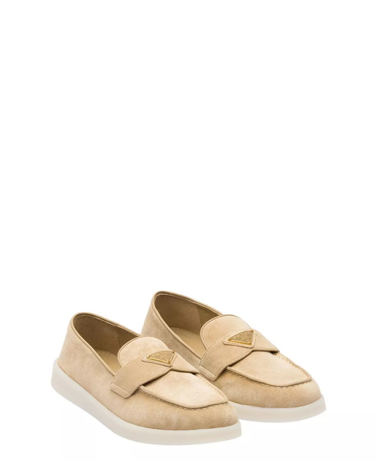 Women's Suede Leather Loafers - 1