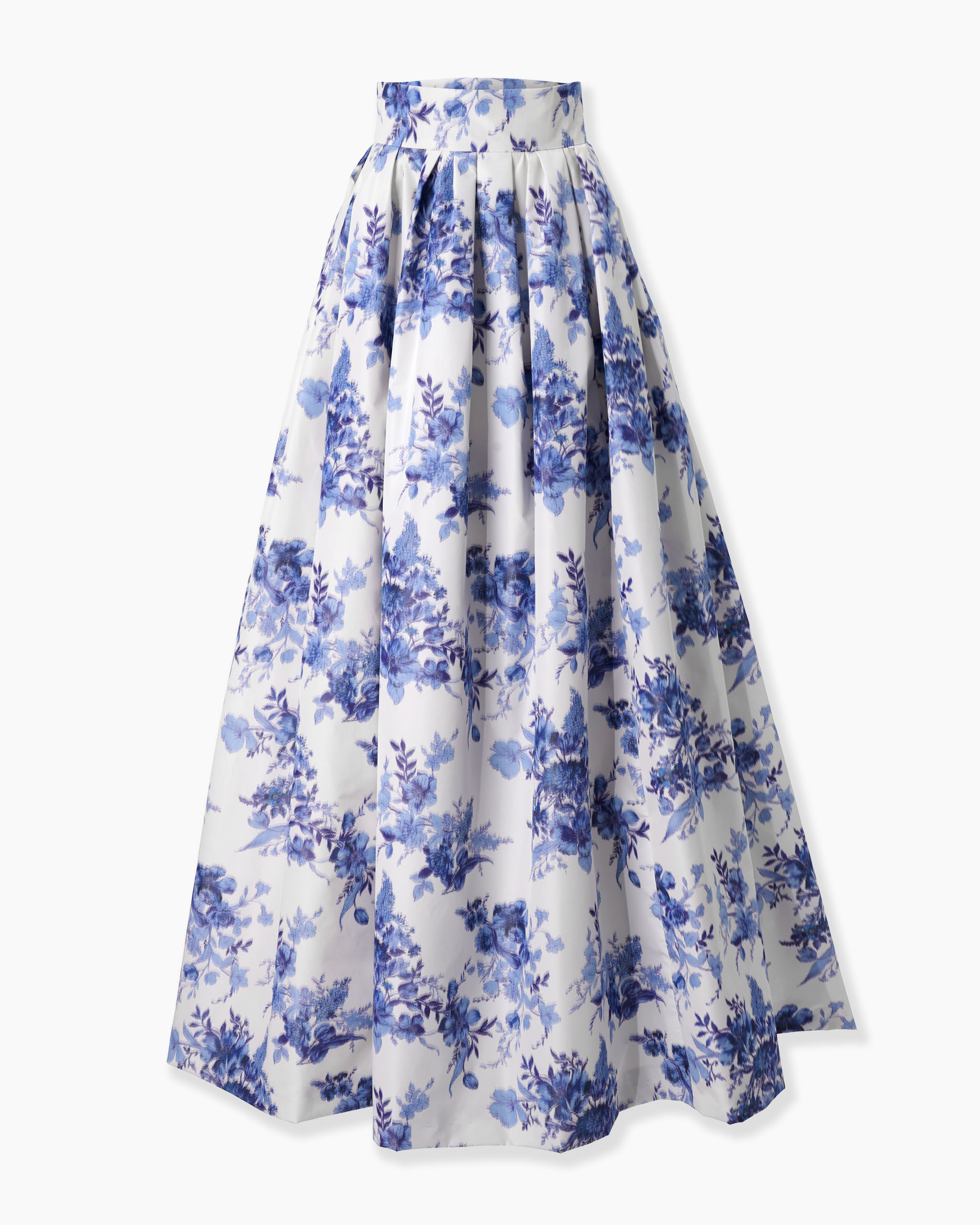 Chiné Floral-Print Ball Skirt - 1