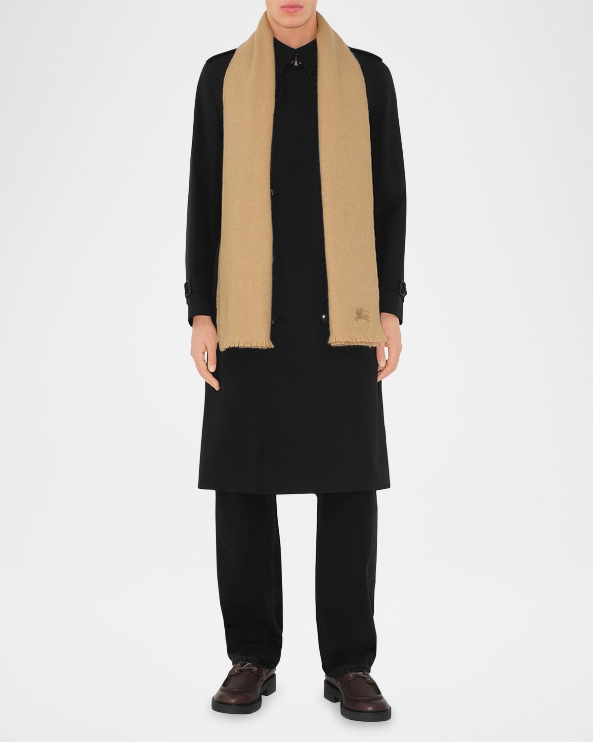Cashmere EKD Embroidered Scarf - 3