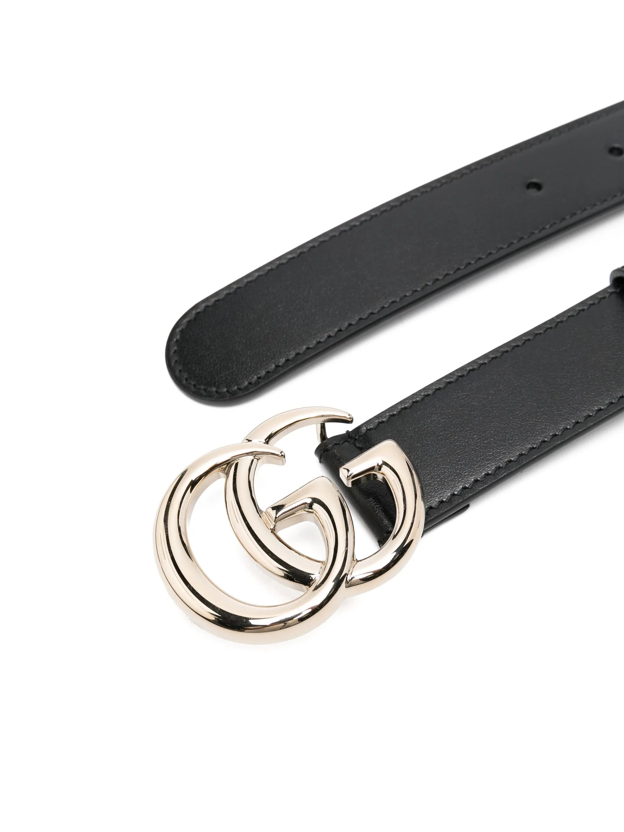 Gucci Double G-buckle Leather Belt - 2