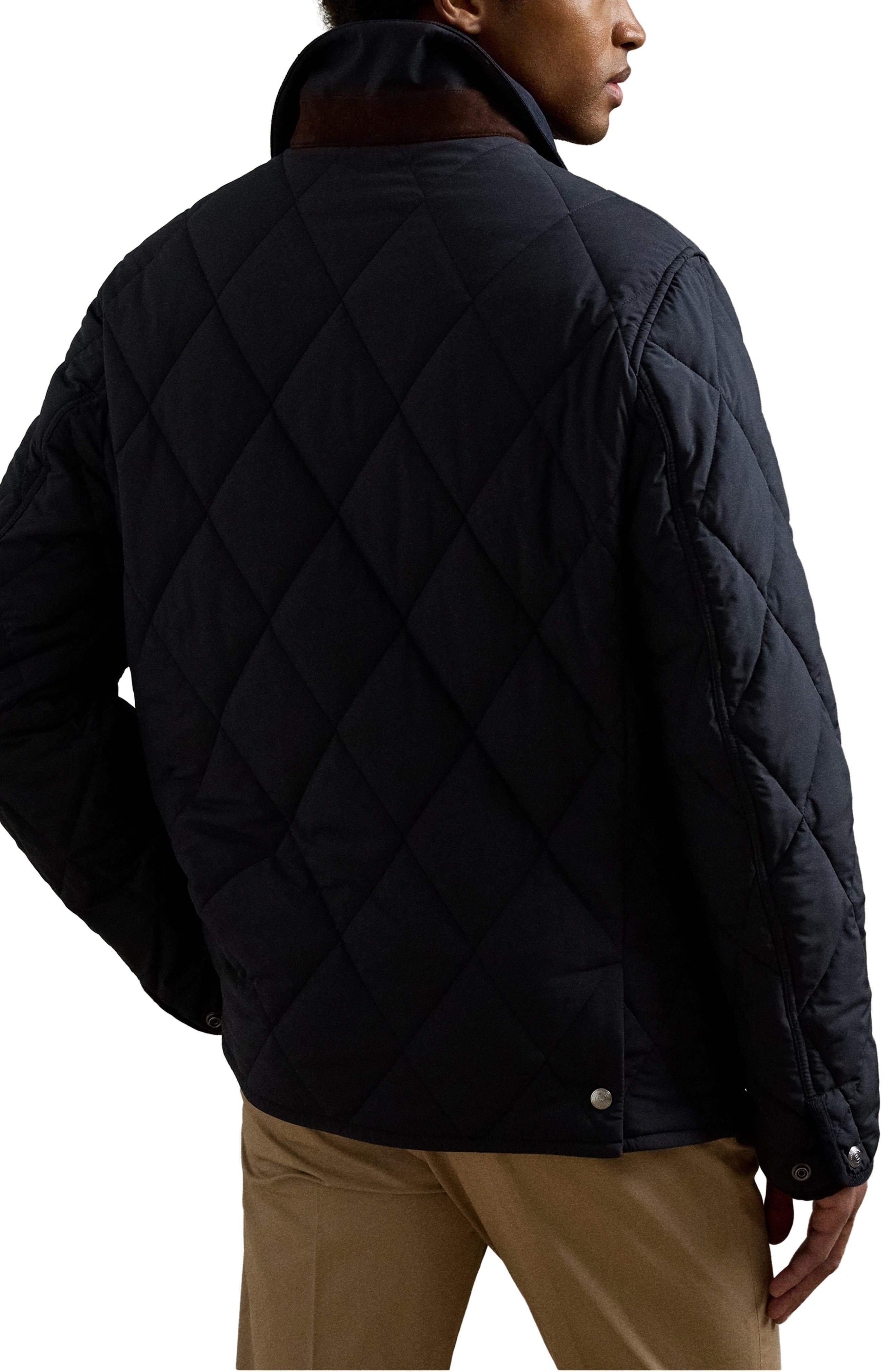 Ralph Lauren Purple Label Carleton Diamond Quilted Down Jacket in Classic Chairman Navy at Nordstrom - 2