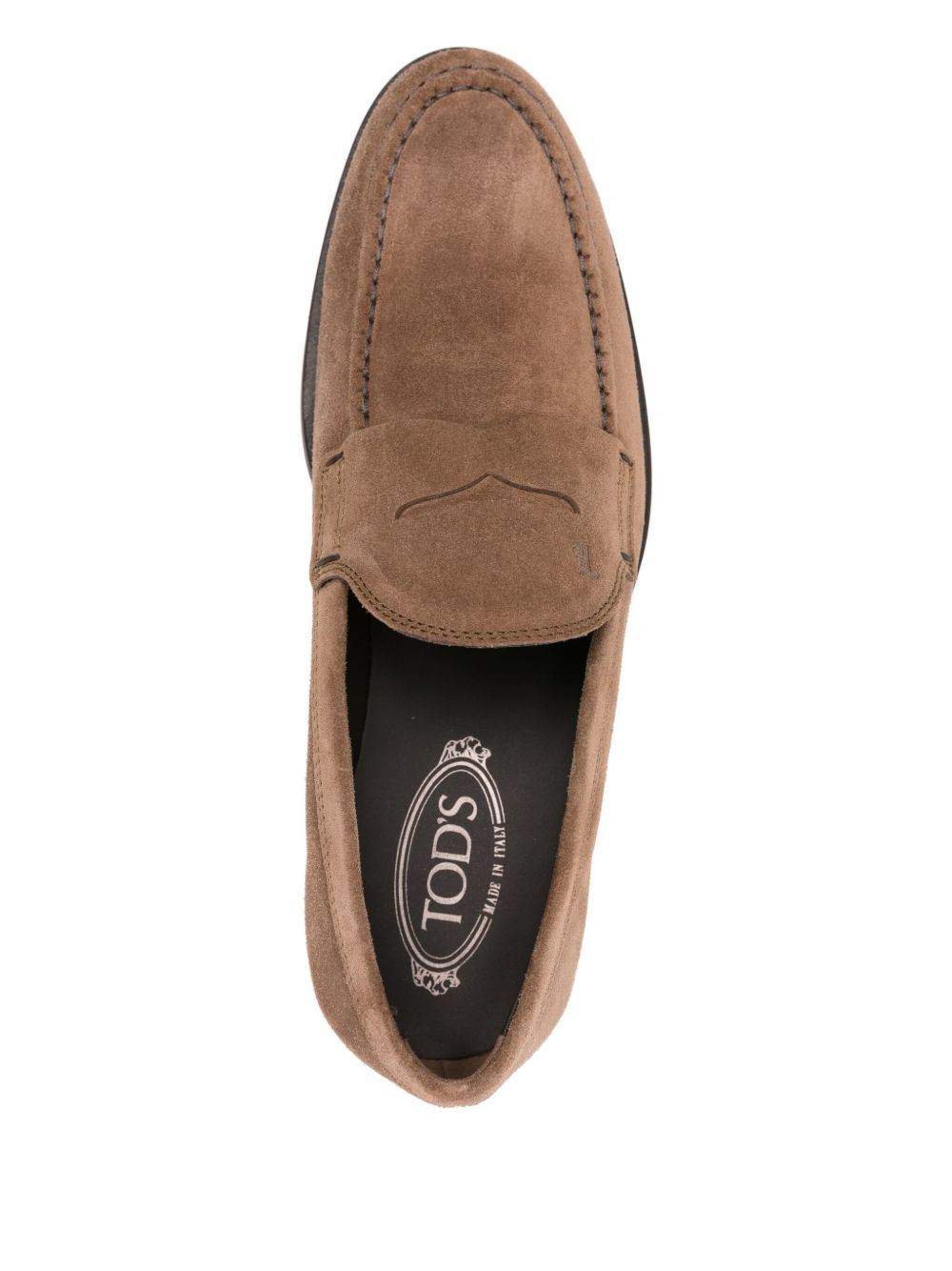 penny suede loafers - 4