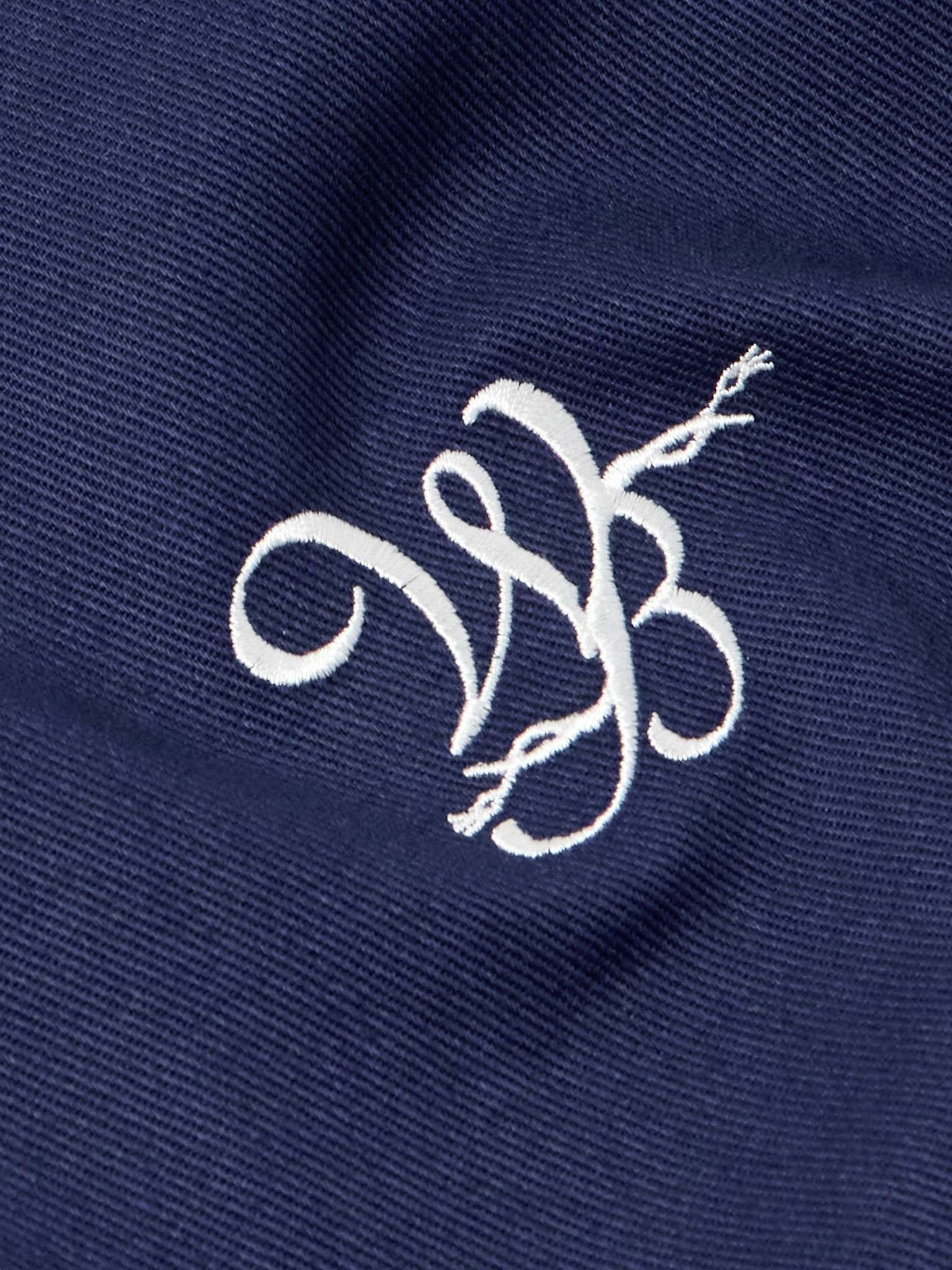 Logo-Embroidered Cotton-Drill Baseball Shirt - 4