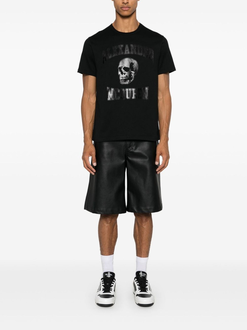Alexander McQueen faded-logo cotton t-shirt outlook