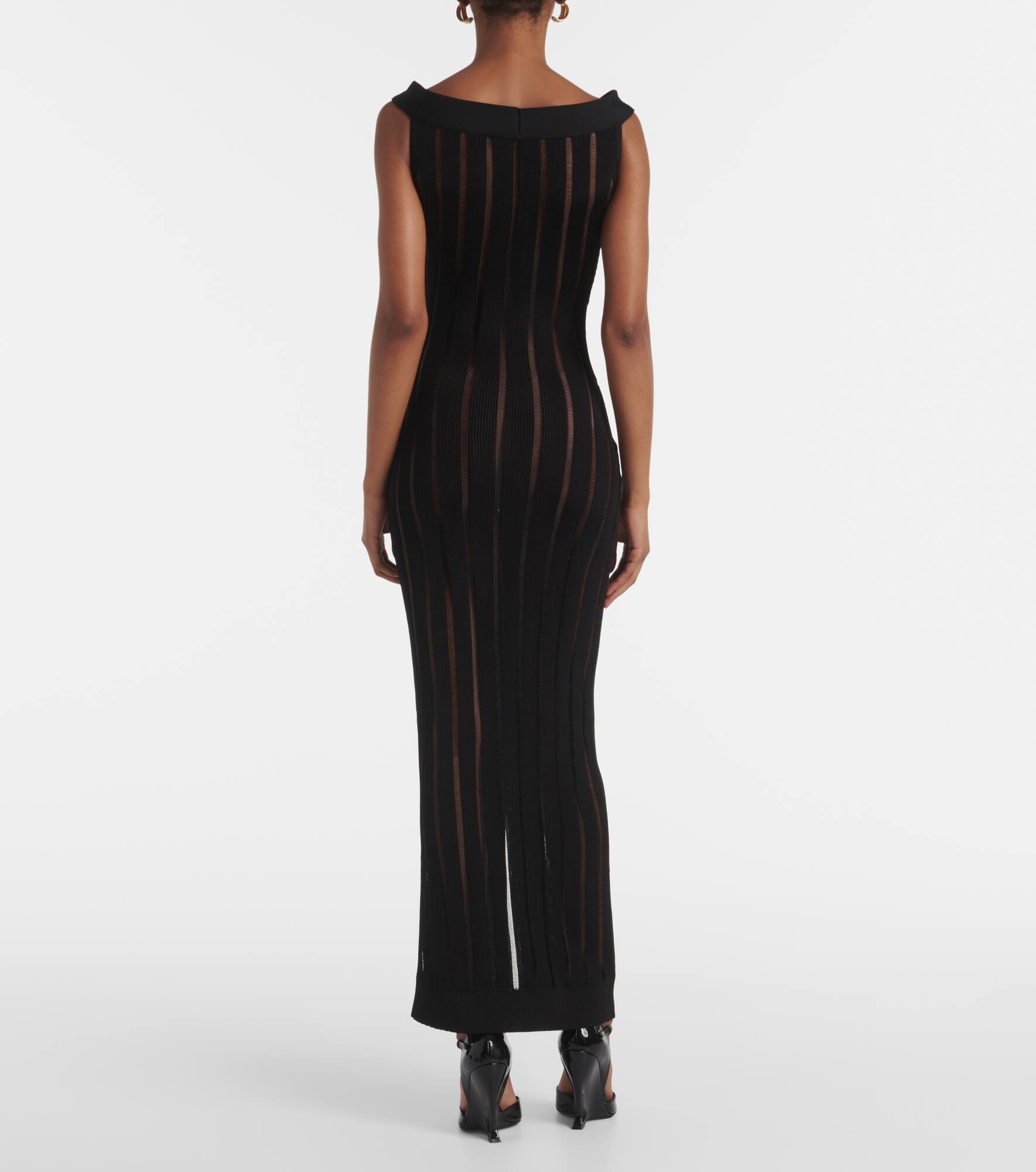 Ribbed-knit maxi dress - 3