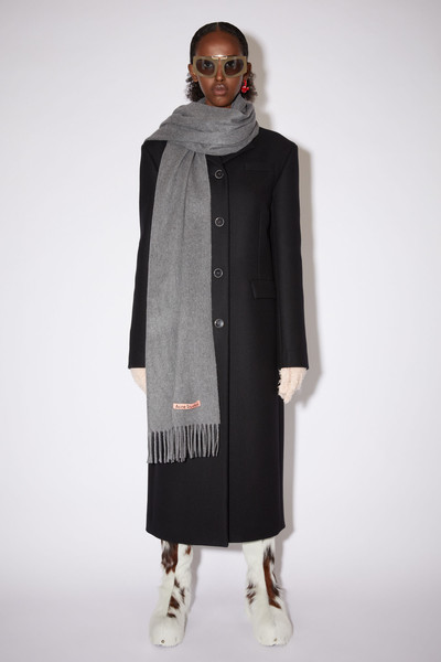 Acne Studios Oversized cashmere scarf - Grey Melange outlook