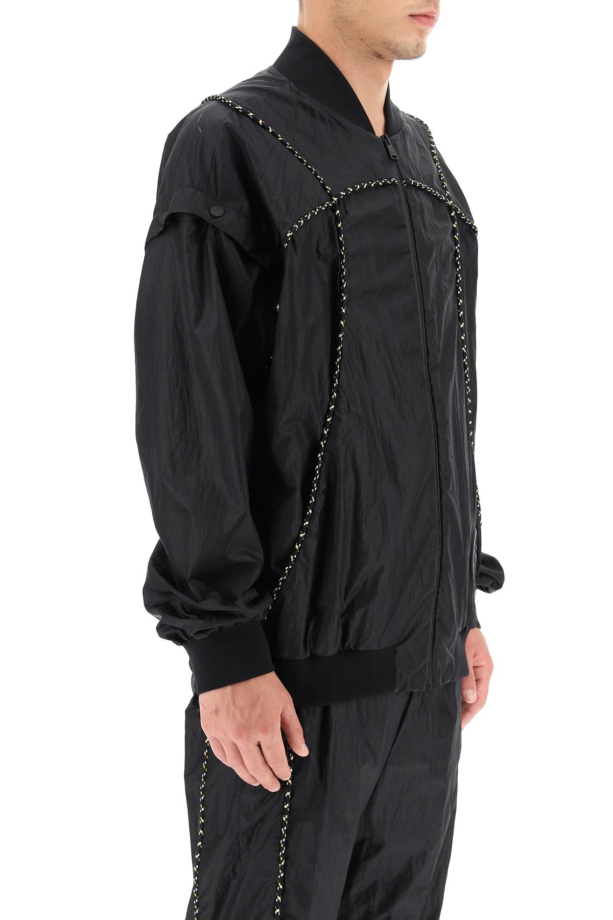 NYLON JACKET WITH PIPING - 3