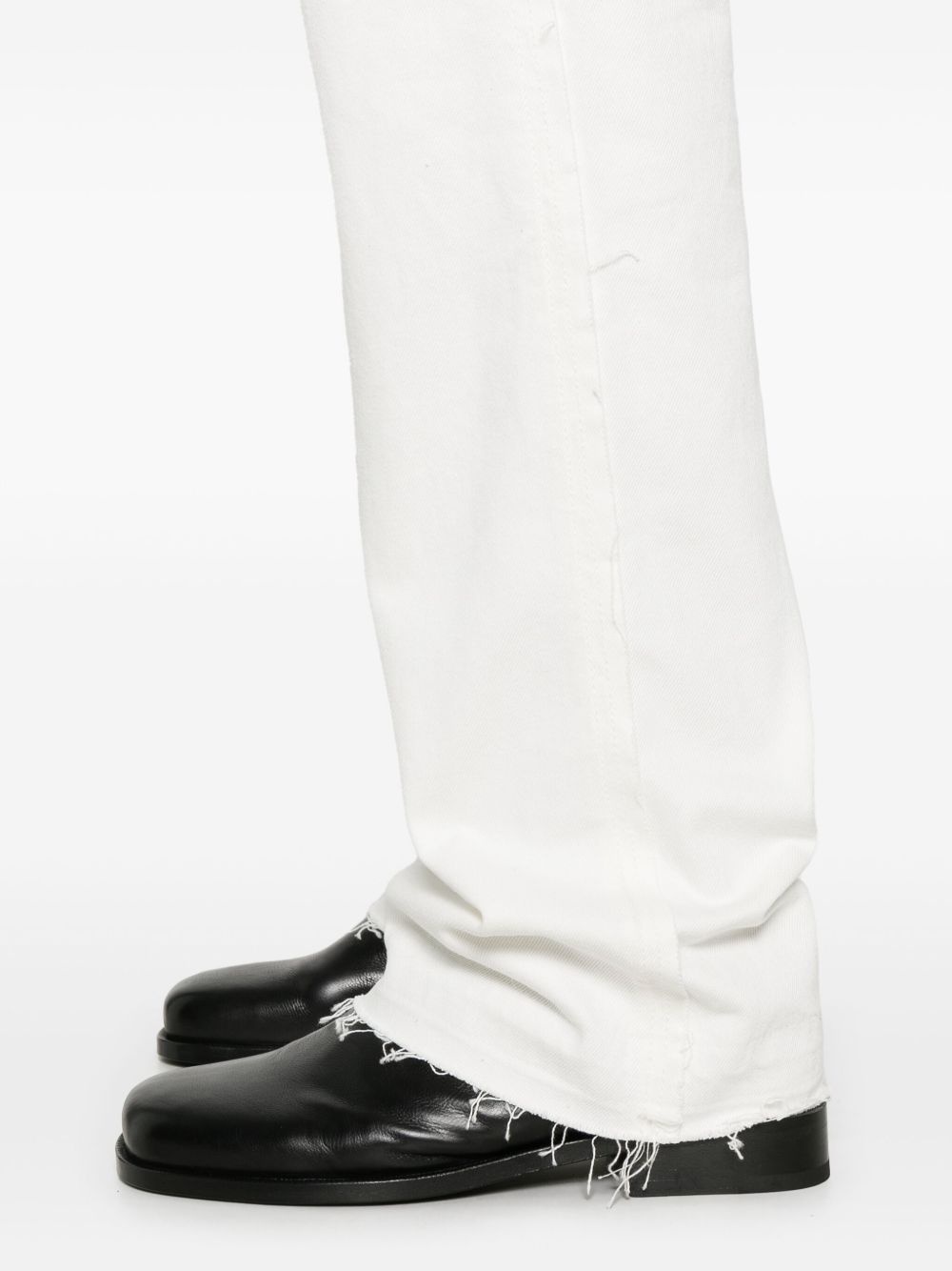 raw-cut jeans - 5