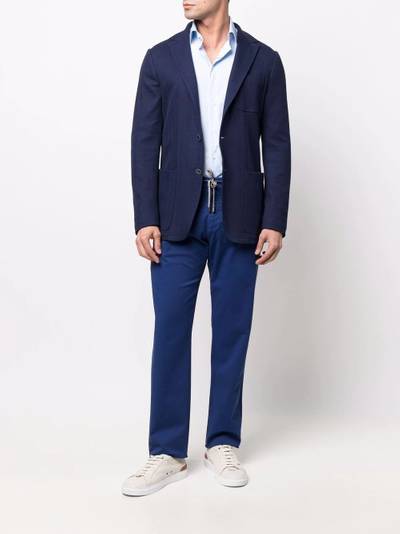 Canali straight-leg tailored trousers outlook