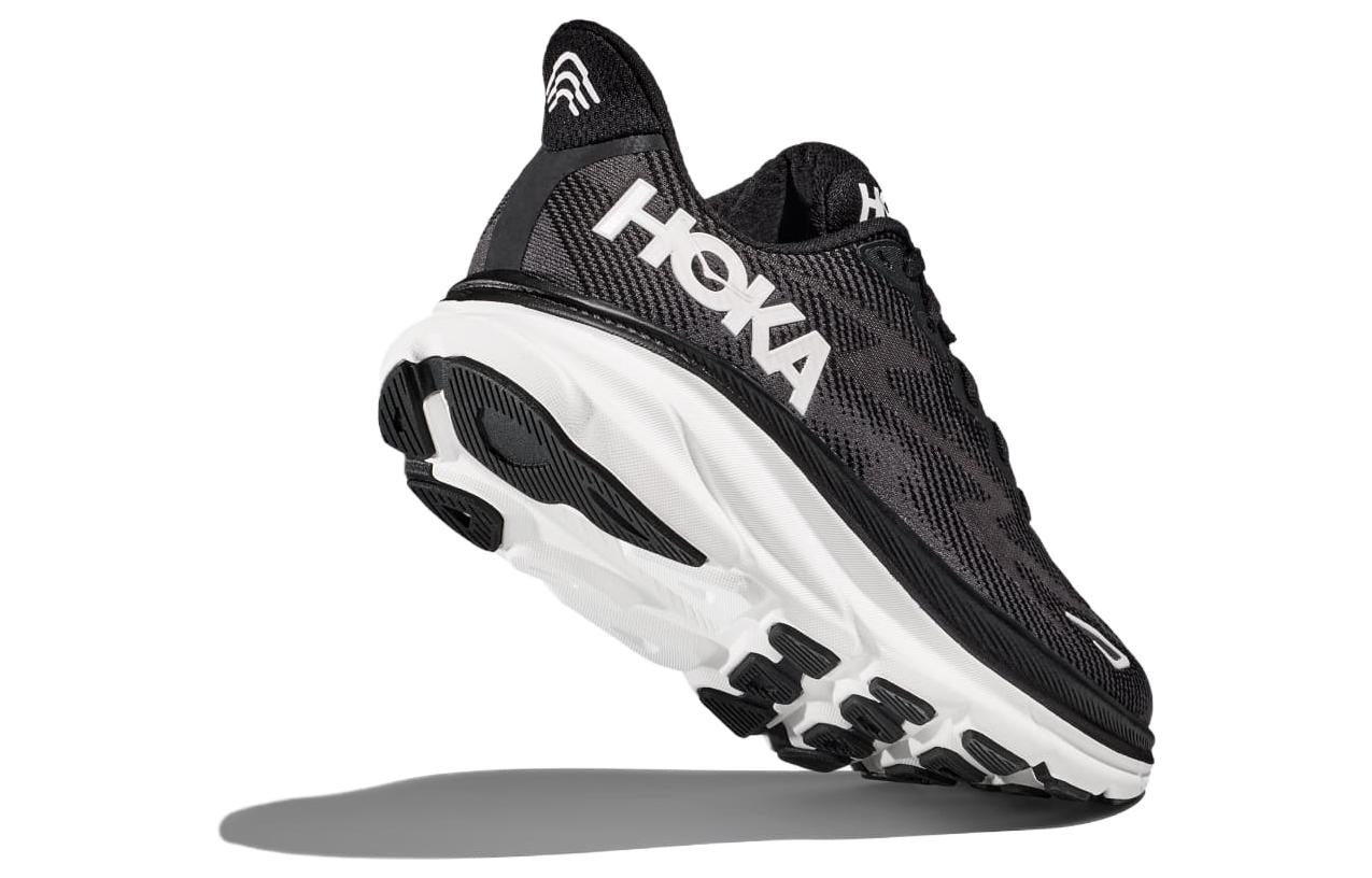 (WMNS) HOKA ONE ONE Clifton 9 Wide 'Black White' 1132211-BWHT - 5