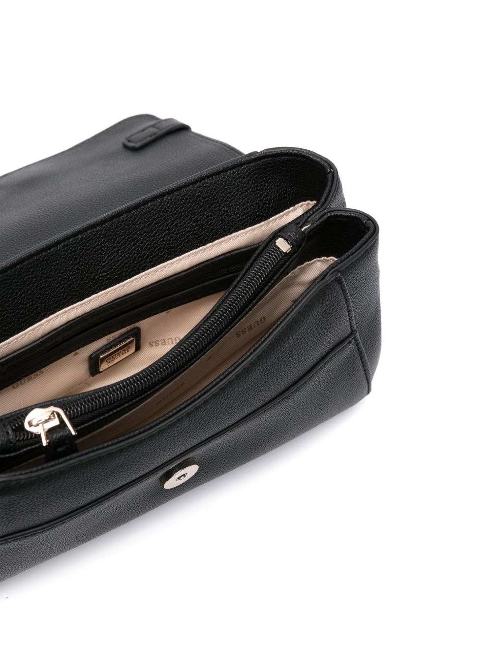 logo-lettering shoulder bag - 4