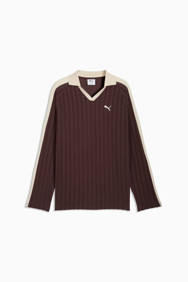 T7 Relaxed Long Sleeve Polo Men 1