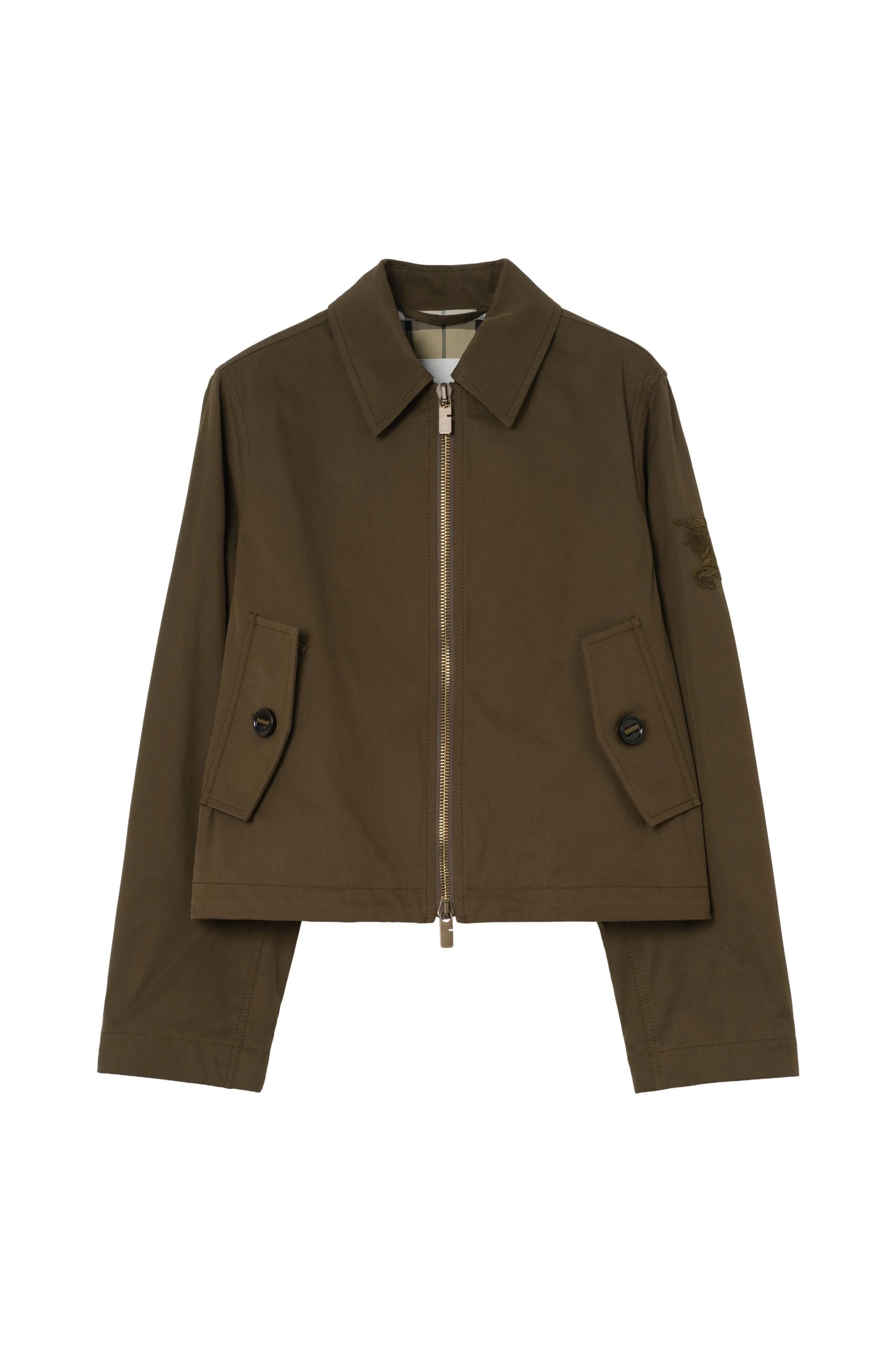 burberry Gabardine Jacket in Thorn Green at Nordstrom - 1
