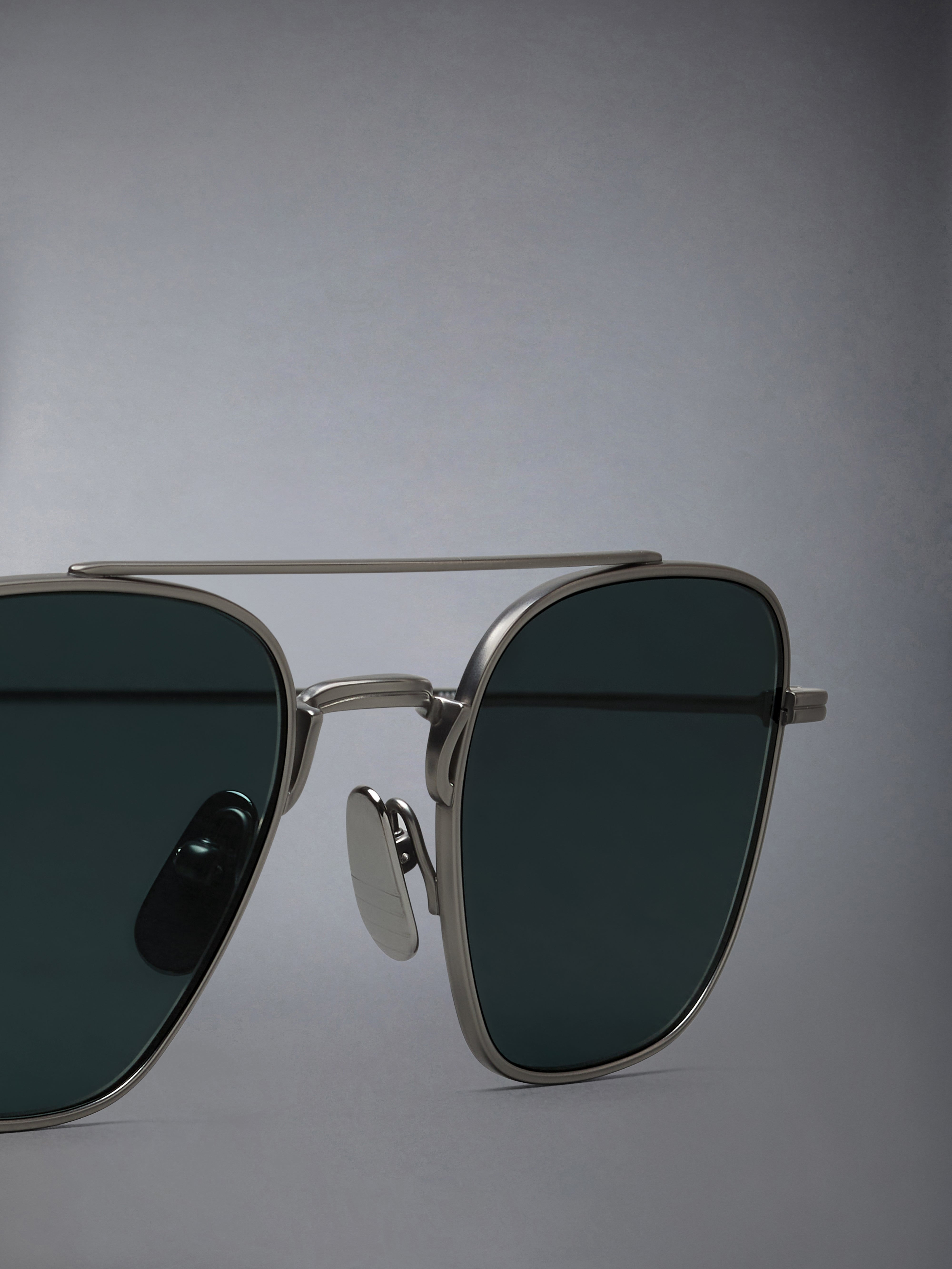 TITANIUM SQUARED AVIATOR SUNGLASSES - 3