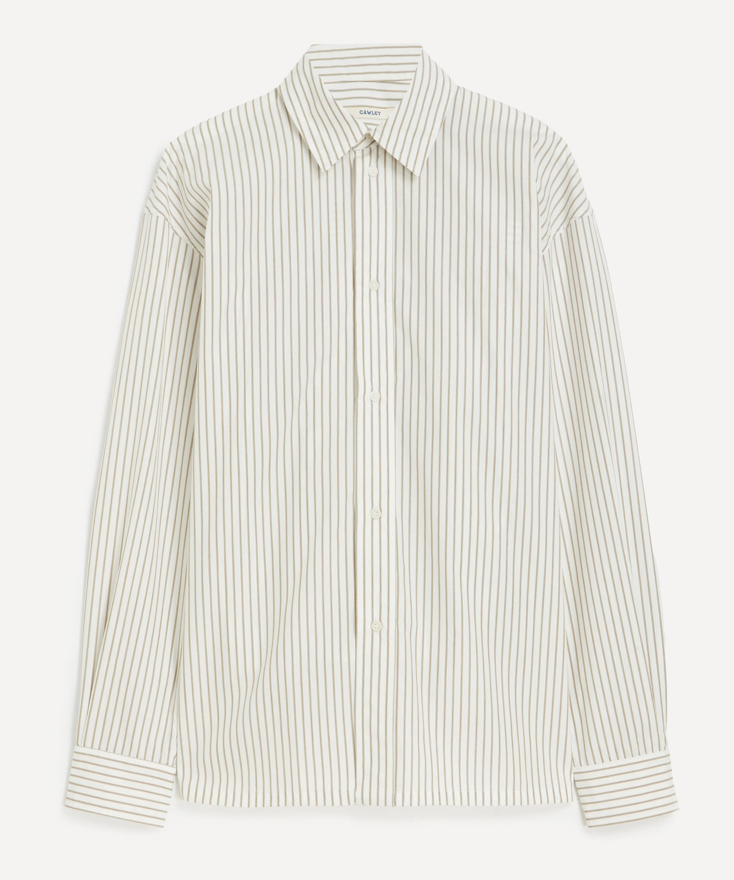 Japanese Striped Cotton Players Shirt - 1